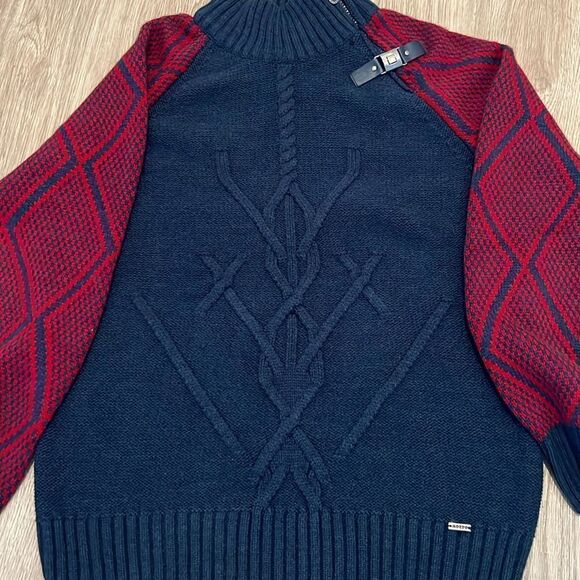 MONDO Men’s Military Style Turtleneck Sweater - Picture 11 of 16